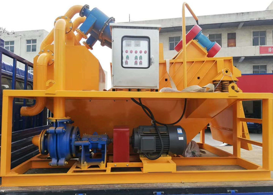 Разделитель песка грязи машины Desander Slurry 15-90T/H желтый