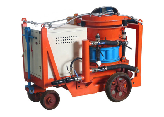 Катят оборудование Gunite бассейна машины Shotcrete сухого смешивания